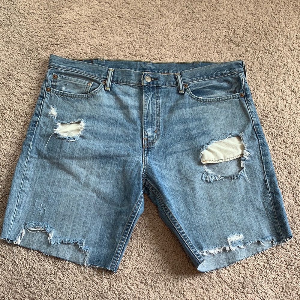 Vintage Levi’s 511 cut off jean shorts